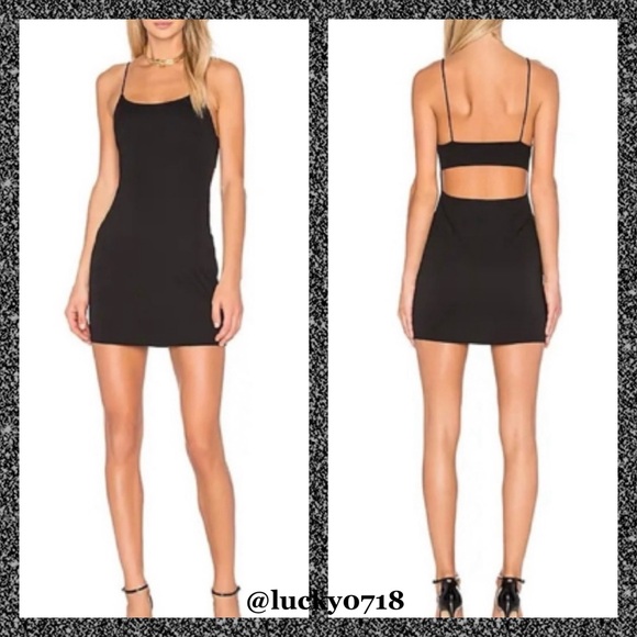NBD NWT Kate Mini Dress in Black Sz S - Picture 1 of 7